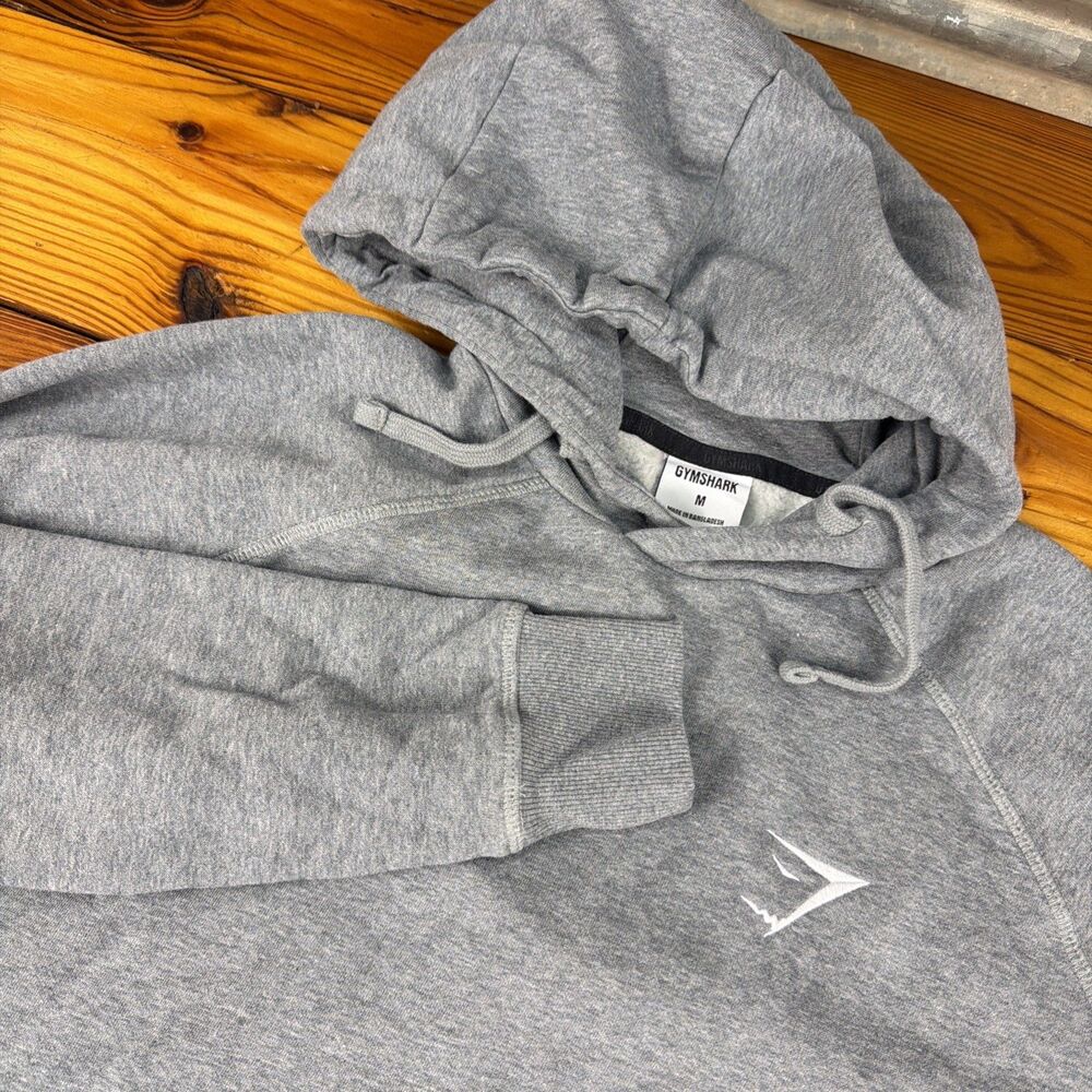 Gymshark Hoodie Medium Gray Sweatshirt Gym Training Athleisure